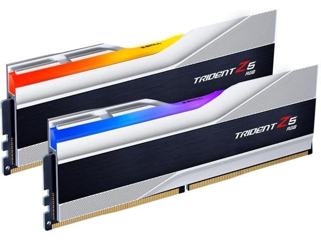 G.Skill Trident Z5 RGB Metallic Silver DDR5-5200 CL36 32GB (2x16GB) image