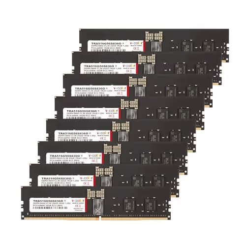 V-Color TRA516G56S836O Registered Black DDR5-5600 CL36 128GB (8x16GB) image