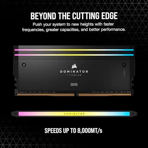 Corsair Dominator Titanium Black DDR5-6000 CL30 48GB (2x24GB) image