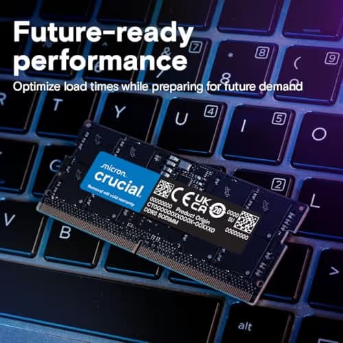 Crucial CT48G56C46S5 Black SODIMM DDR5-5600 CL46 48GB (1x48GB) image