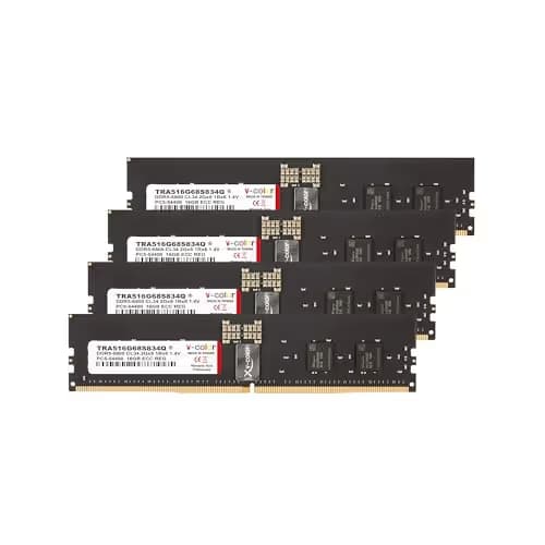 V-Color TRA516G68S834Q Registered White DDR5-6800 CL34 64GB (4x16GB) image