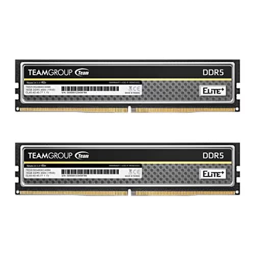 TEAMGROUP Elite Plus Black DDR5-4800 CL40 32GB (2x16GB) image
