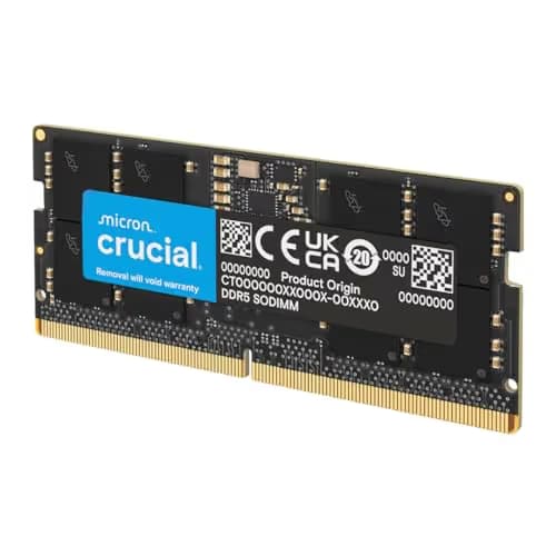 Crucial CT16G48C40S5 Black SODIMM DDR5-4800 CL40 16GB (1x16GB) main image