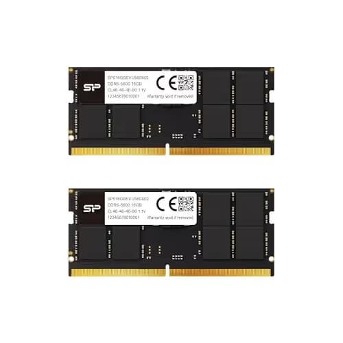 Silicon Power SP032GBSVU560F22 Black SODIMM DDR5-5600 CL46 32GB (2x16GB) image