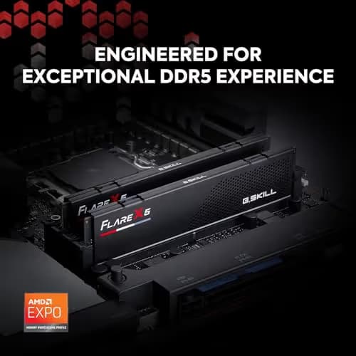 G.Skill Flare X5 Black DDR5-6000 CL40 48GB (2x24GB) image