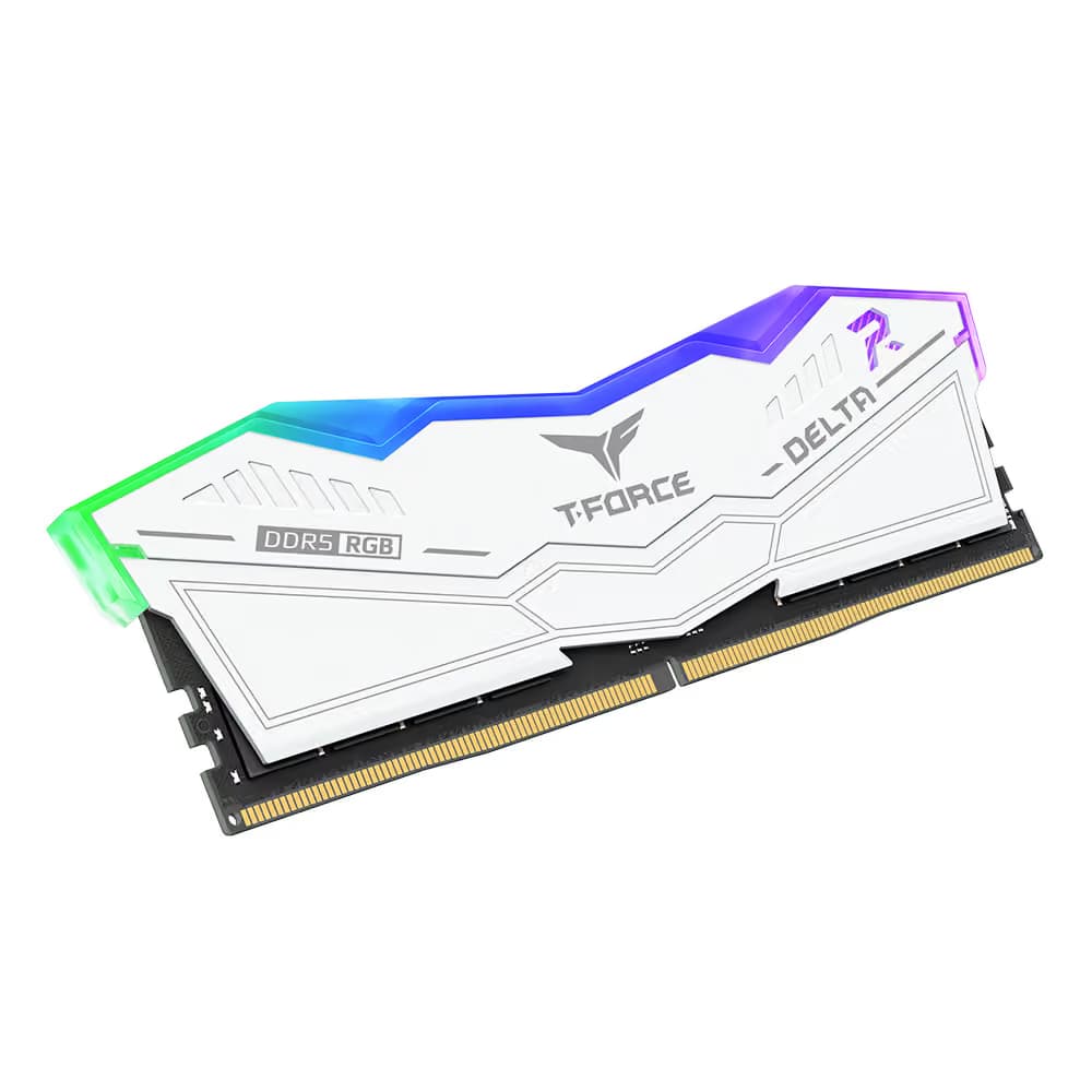TEAMGROUP T-Force Delta RGB 48GB (2x24GB) DDR5-8200 CL38 White image
