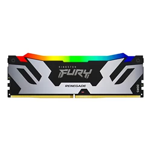 Kingston Fury Renegade RGB Silver / Black DDR5-6400 CL32 32GB (1x32GB) image
