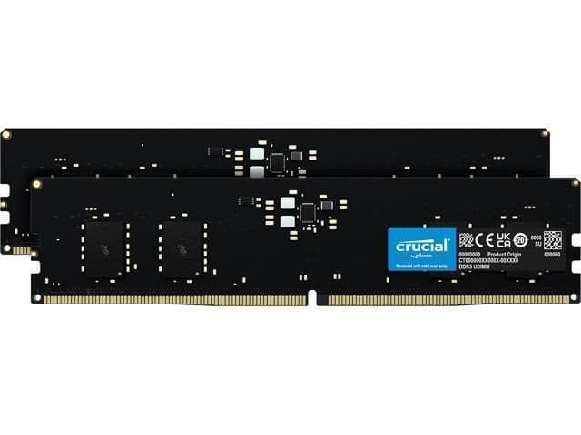 Crucial Classic Black DDR5-5600 CL46 64GB (2x32GB) image