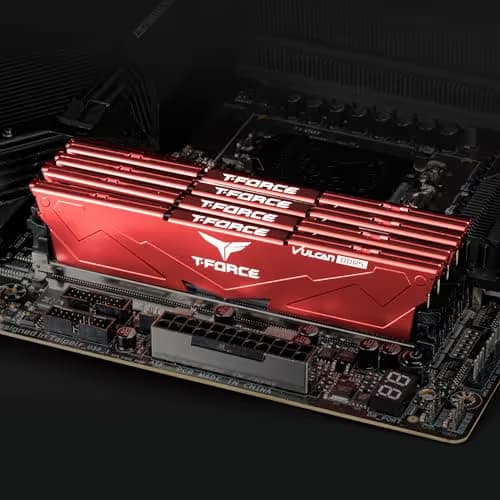 TEAMGROUP T-Force Vulcan Red DDR5-6000 CL38 64GB (2x32GB) image