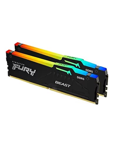 Kingston FURY Beast RGB Black DDR5-6000 CL40 64GB (2x32GB) image