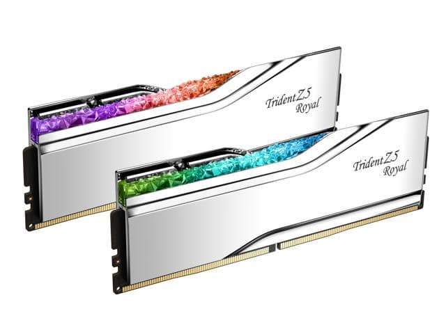 G.Skill Trident Z5 Royal Silver DDR5-7200 CL34 32GB (2x16GB) image