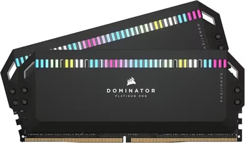 Corsair Dominator Platinum RGB Black DDR5-6400 CL32 64GB (2x32GB) image