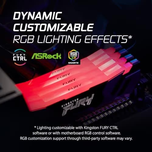Kingston FURY Renegade RGB White / Silver DDR5-6400 CL32 32GB (2x16GB) image