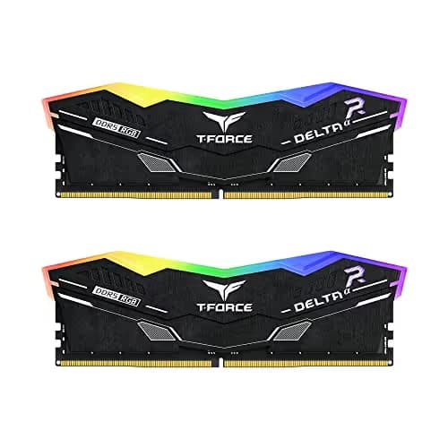 TEAMGROUP T-Force Delta RGB Black DDR5-6000 CL38 32GB (2x16GB) image