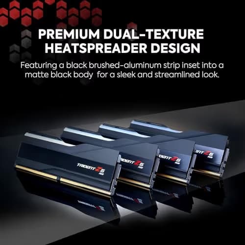 G.Skill Trident Z5 RGB Matte Black DDR5-6000 CL30 32GB (2x16GB) image