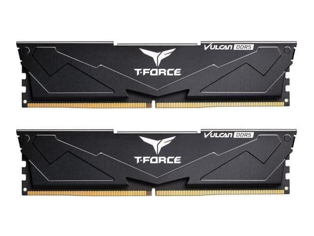 TEAMGROUP T-Force Vulcan Black DDR5-6000 CL38 32GB (2x16GB) image