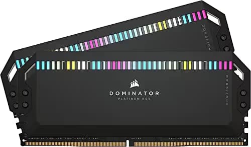 Corsair Dominator Platinum RGB DDR5-6600 CL32 64GB (2x32GB) Black image