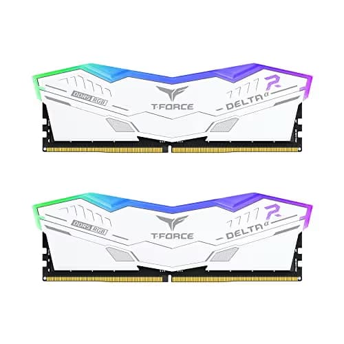 TEAMGROUP T-Force DELTAα RGB White DDR5-5600 CL40 32GB (2x16GB) image