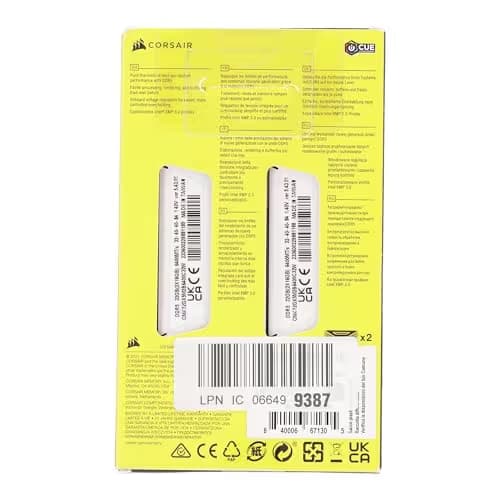 Corsair Vengeance White DDR5-6400 CL32 32GB (2x16GB) image