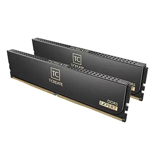 TEAMGROUP T-Create Expert Black / Gold DDR5-6400 CL32 48GB (2x24GB) image