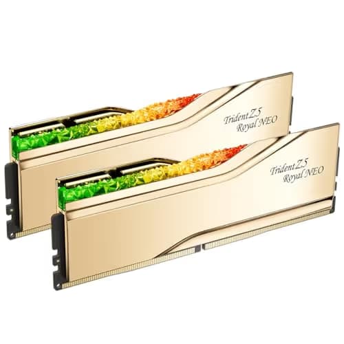 G.Skill Trident Z5 Royal Neo RGB Gold DDR5-8000 CL38 32GB (2x16GB) image