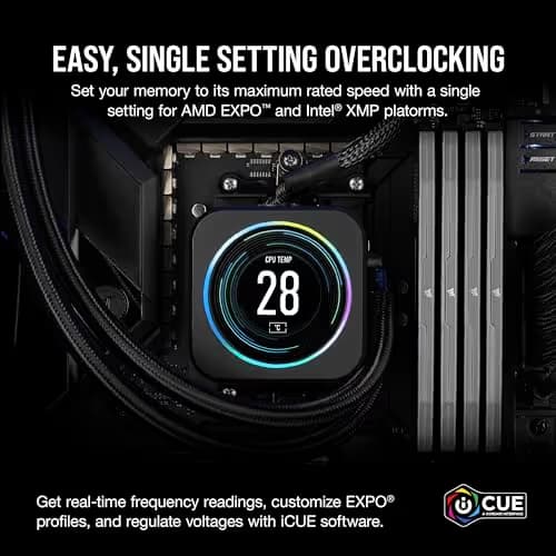 Corsair Vengeance 96GB (2x48GB) DDR5-6000 CL30 Black image