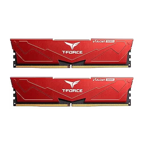 TEAMGROUP T-Force Vulcan Red DDR5-6400 CL32 32GB (2x16GB) image