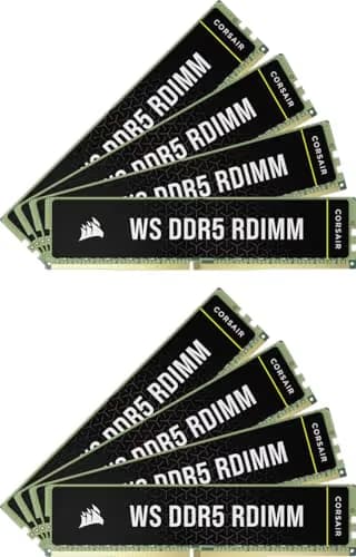 Corsair WS Registered Black / Green DDR5-5600 CL40 128GB (8x16GB) main image