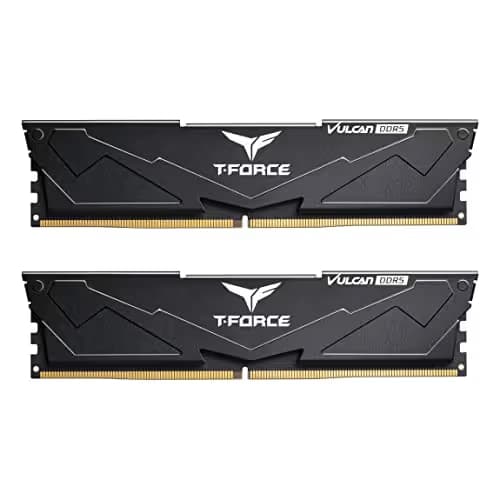 TEAMGROUP T-Force Vulcan Black DDR5-6400 CL40 32GB (2x16GB) image