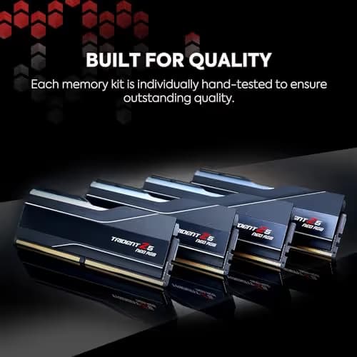 G.Skill Trident Z5 Neo RGB Matte Black DDR5-5600 CL40 96GB (2x48GB) image