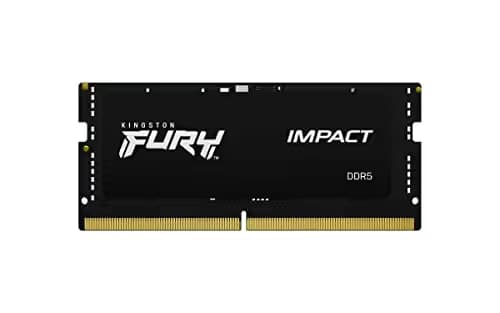 Kingston FURY Impact Black DDR5 SODIMM-6000 CL38 16GB (1x16GB) main image