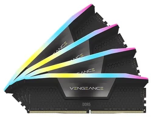 Corsair Vengeance RGB Black DDR5-6000 CL30 96GB (4x24GB) image