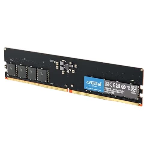 Crucial CT32G52C42U5 Black DDR5-5200 CL42 32GB (1x32GB) image