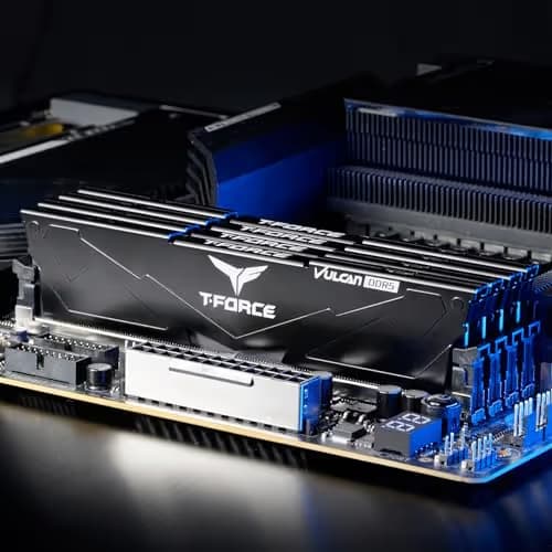 TEAMGROUP T-Force Vulcan Black DDR5-6000 CL38 64GB (2x32GB) image