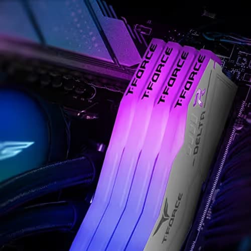 TEAMGROUP T-Force Delta RGB 48GB (2x24GB) DDR5-7200 CL34 White image