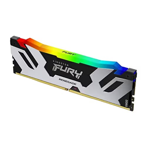 Kingston Fury Renegade RGB Silver / Black DDR5-6400 CL32 16GB (1x16GB) image