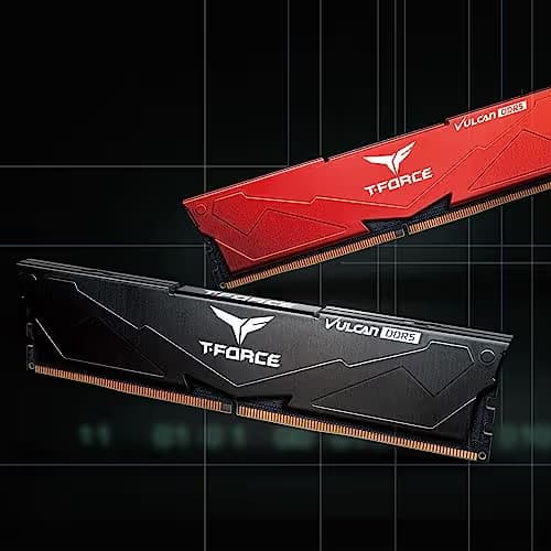 TEAMGROUP T-Force Vulcan Red DDR5-6000 CL30 32GB (2x16GB) image