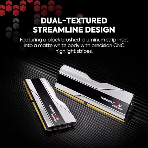 G.Skill Trident Z5 Neo RGB Matte White DDR5-7200 CL34 32GB (2x16GB) image