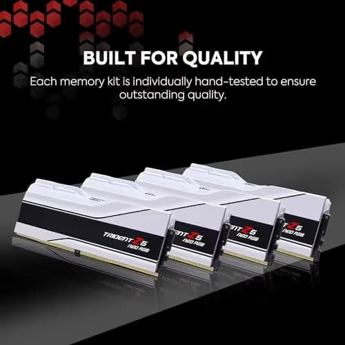G.Skill Trident Z5 Neo RGB Matte White DDR5-7200 CL34 32GB (2x16GB) image