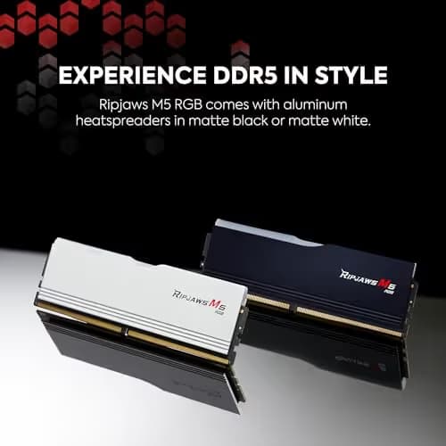 G.Skill Ripjaws M5 Neo RGB Black DDR5-6400 CL32 32GB (2x16GB) image