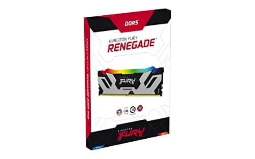 Kingston Fury Renegade RGB Silver / Black DDR5-7200 CL38 24GB (1x24GB) image