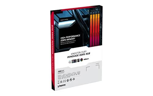 Kingston Fury Renegade RGB Silver / Black DDR5-7200 CL38 24GB (1x24GB) image