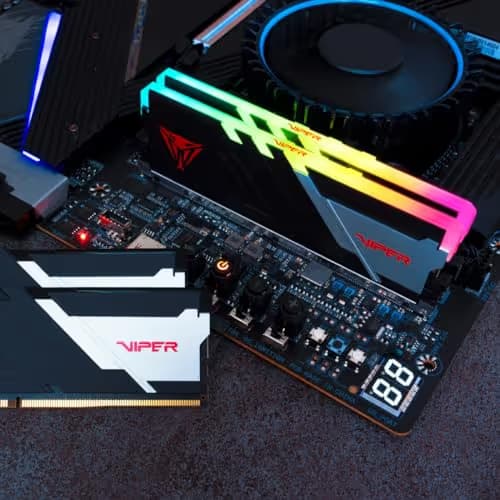 Patriot Viper Venom RGB Black / White DDR5-5200 CL40 64GB (2x32GB) image