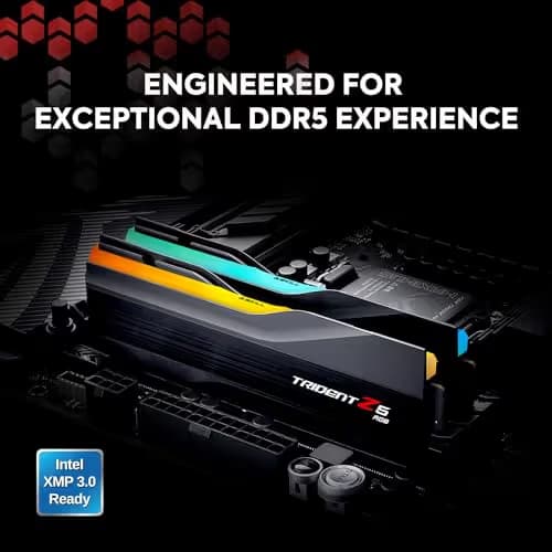 G.Skill Trident Z5 RGB Matte Black DDR5-6800 CL34 48GB (2x24GB) image