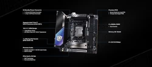 ASRock Phantom Gaming Z890I NOVA WiFi LGA1851 DDR5 Mini-ITX image