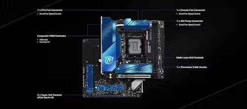 ASRock Phantom Gaming Z890I NOVA WiFi LGA1851 DDR5 Mini-ITX image