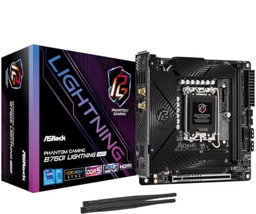ASROCK PHANTOM GAMING B760I LIGHTNING WIFI LGA1700 DDR5 MINI-ITX main image
