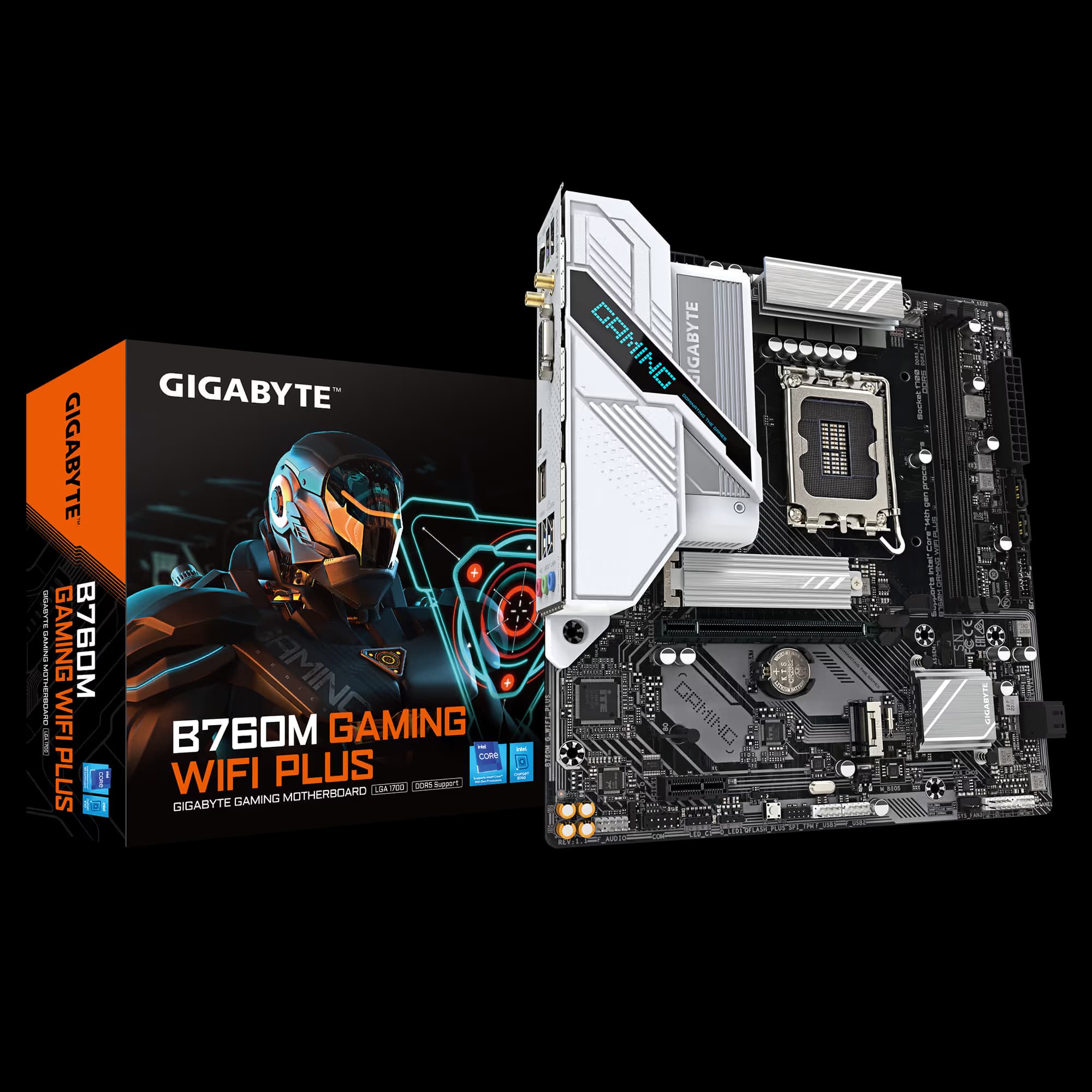 GIGABYTE B760M GAMING WIFI PLUS LGA1700 DDR5 Micro-ATX image