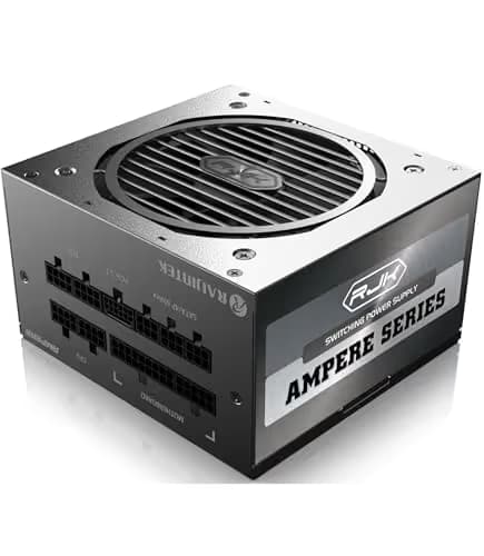 RAIJINTEK AMPERE Black 1200W Fully Modular 80+ Platinum Certified ATX main image
