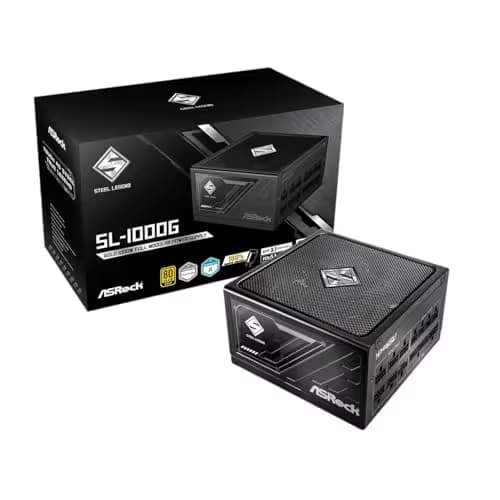 ASRock Steel Legend SL-1000G Black 1000W Fully Modular 80+ Gold main image
